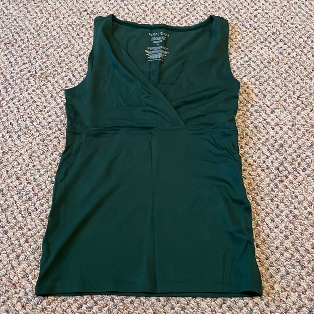 Plunge neckline tank top